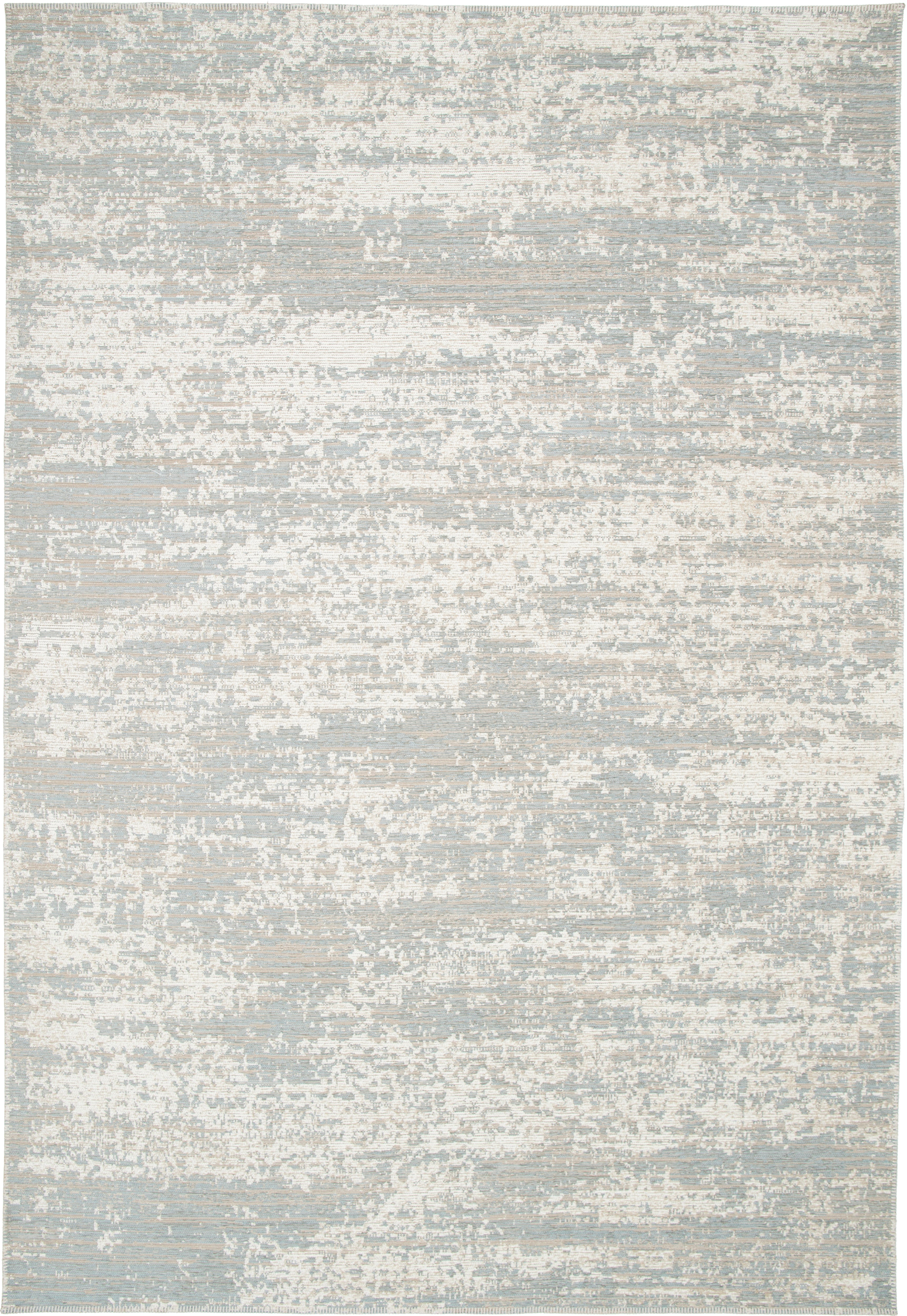 Paradise Living – Tapete Abstrato Adore 4002/350 Cinzento, vista frontal completa, design desgastado em tons cinza e creme