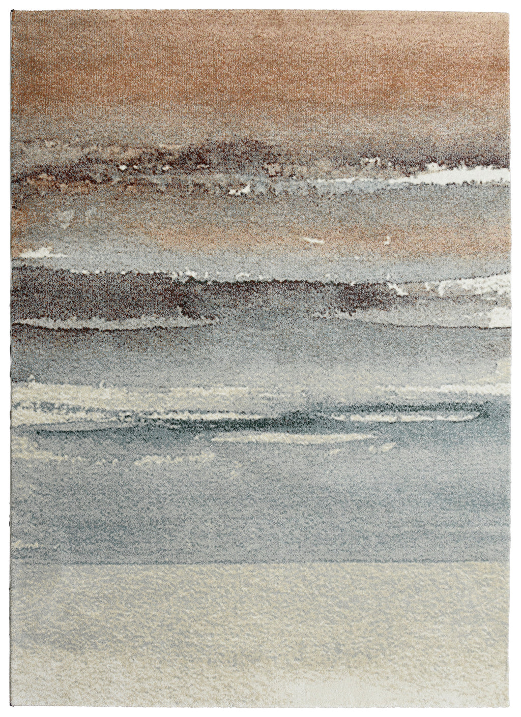 Paradise Living — Tapete abstrato Corfu 57718 em bege, castanho e azul