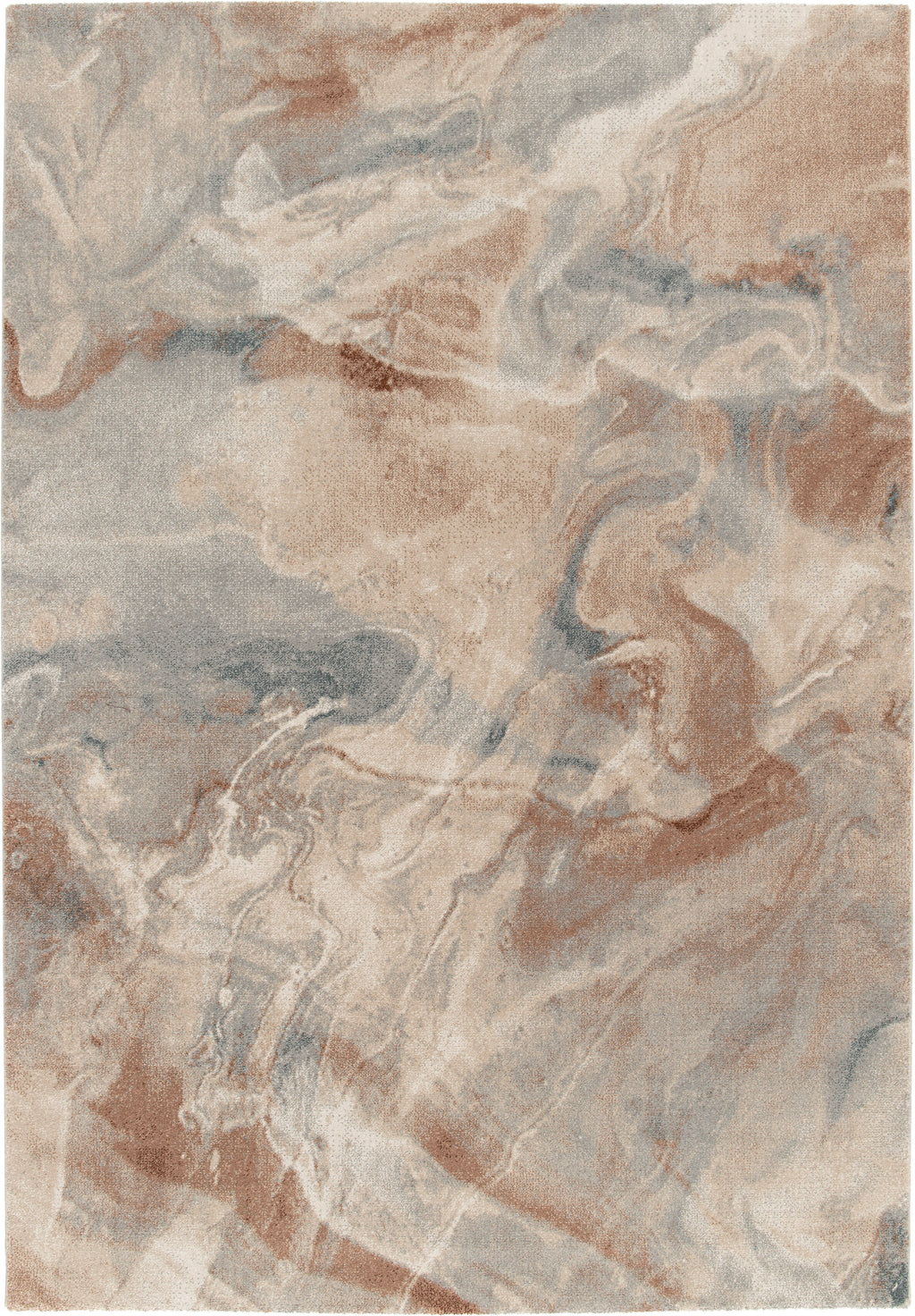 Paradise Living – Tapete Abstrato Corfu 57721 em bege, castanho e azul