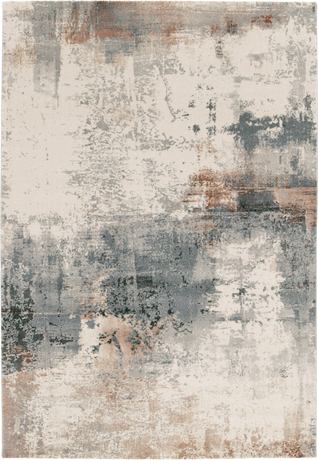 Paradise Living — Tapete abstrato Corfu 57724 em bege, castanho e azul