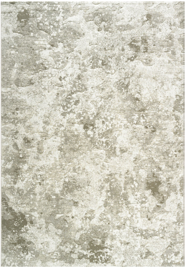 Paradise Living – Tapete Abstrato Giacomo 63872/6575 Cinza com padrão desgastado em tons cinzento claro e creme