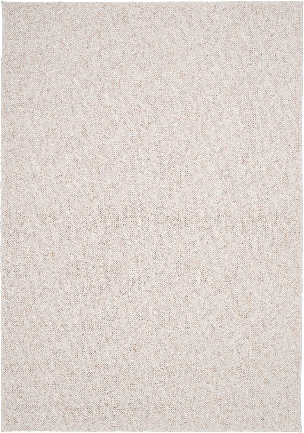 Paradise Living – Tapete Lavável Polo 71511/056 Bege Creme com textura de lã grossa em tom bege creme natural, certificação OEKO-TEX®