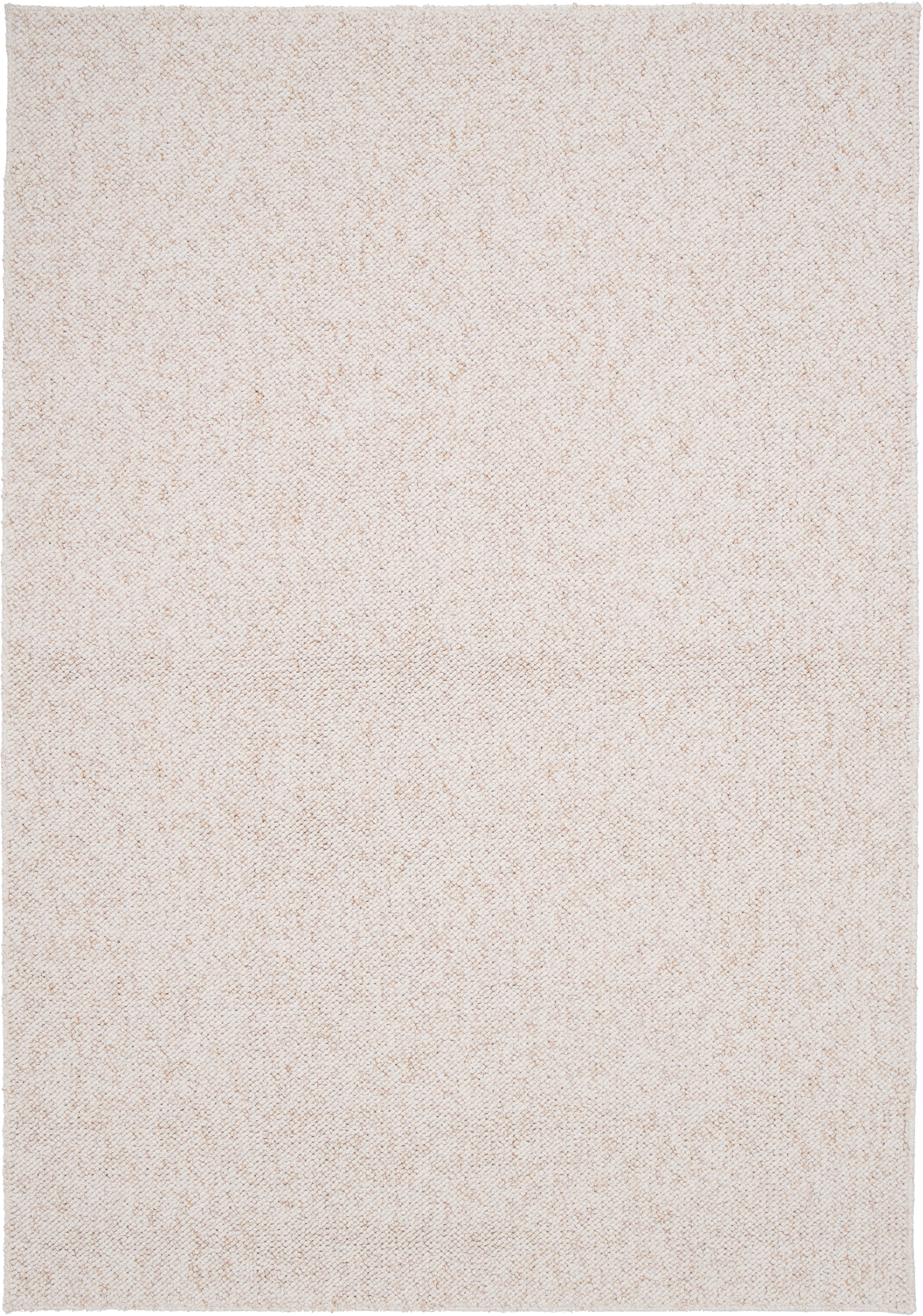 Paradise Living – Tapete Lavável Polo 71511/056 Bege Creme com textura de lã grossa em tom bege creme natural, certificação OEKO-TEX®
