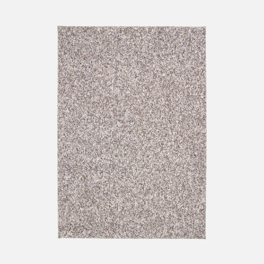 Paradise Living – Tapete Lavável Polo 71511/080 Cinza com textura de lã grossa mesclada em tons cinzento claro e creme, certificação OEKO-TEX®
