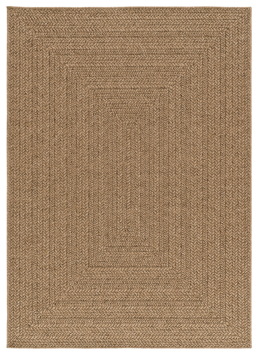 Tapete de exterior Acra 5001 Natural em tom castanho, com textura natural, frente | Paradise Living