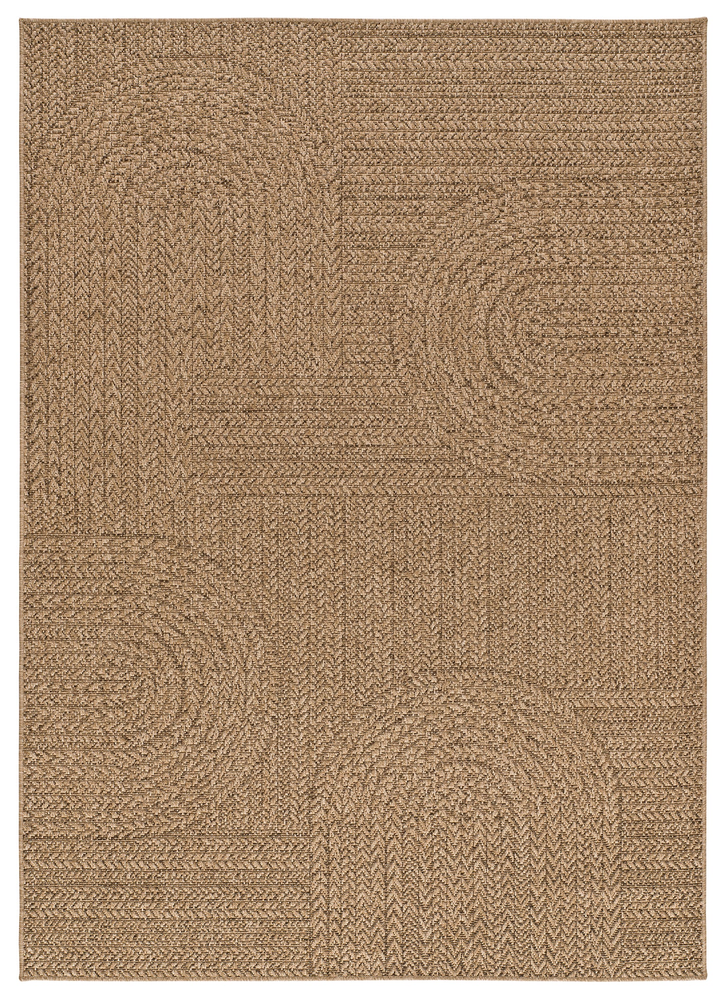 Tapete de exterior Acra 5006 Natural em tom castanho, com textura natural, frente | Paradise Living
