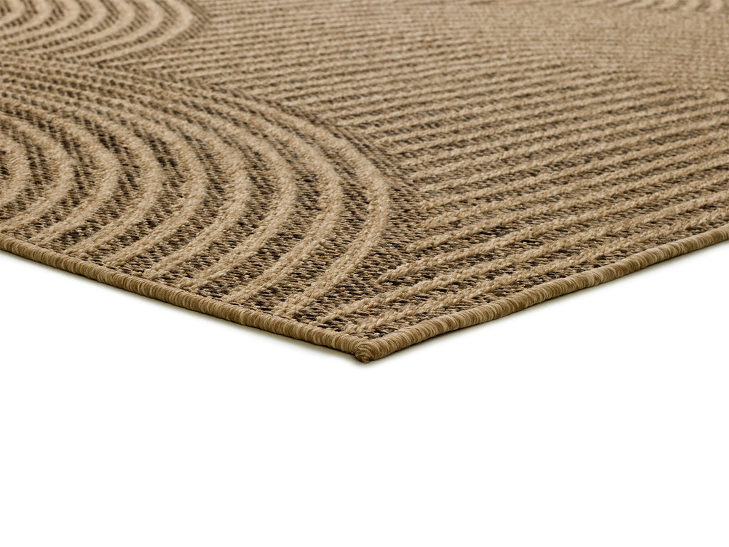 Tapete de exterior Acra 5042 Natural em tom castanho, com textura natural, macro | Paradise Living