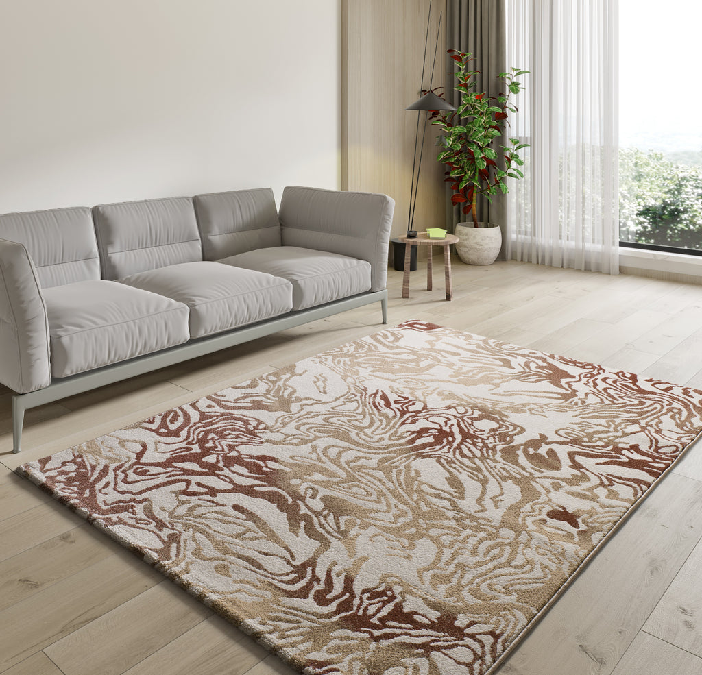 Tapete de exterior Astra Castanho, abstrato, Ambiente | Paradise Living