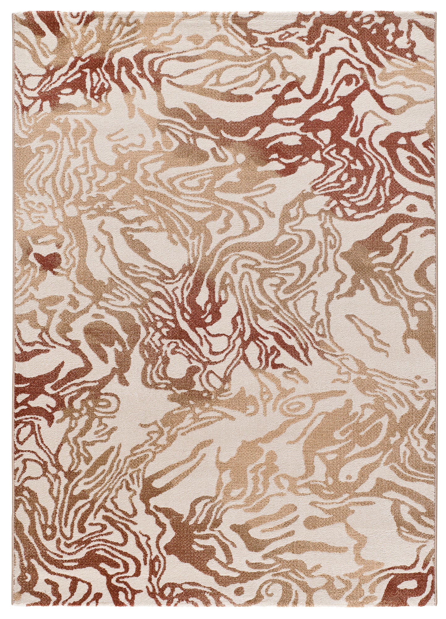 Tapete de exterior Astra Castanho, abstrato, frontal | Paradise Living