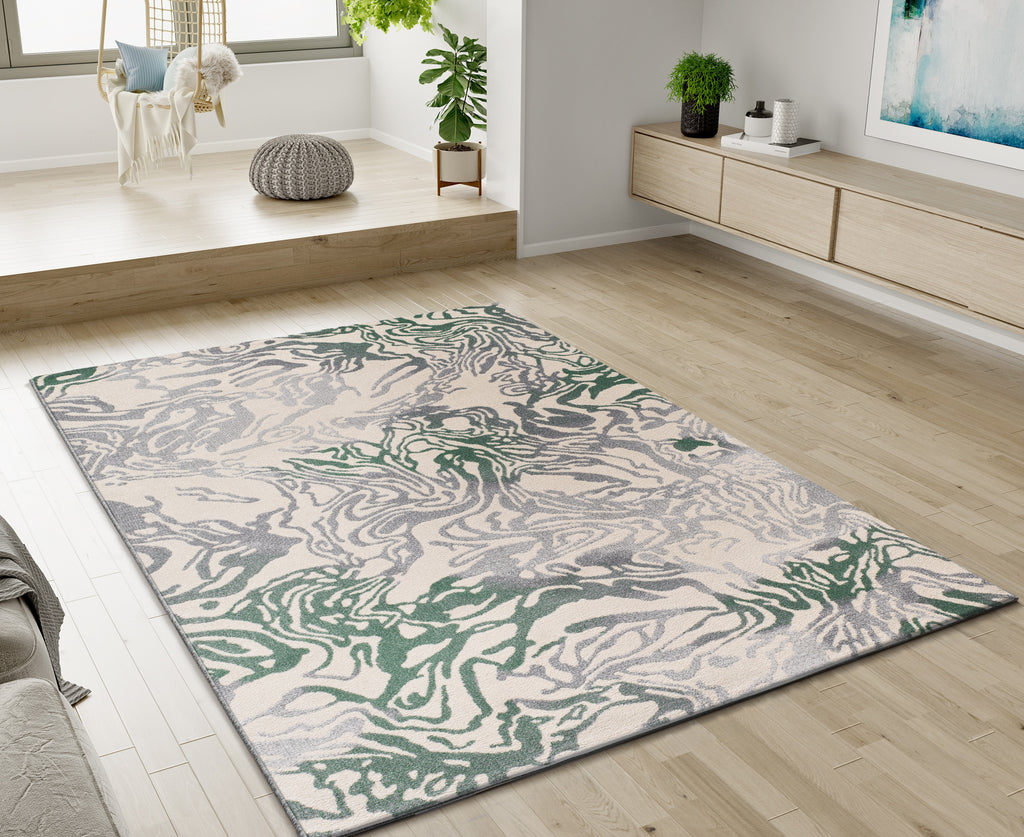 Tapete de exterior Astra Verde, abstrato, ambiente | Paradise Living