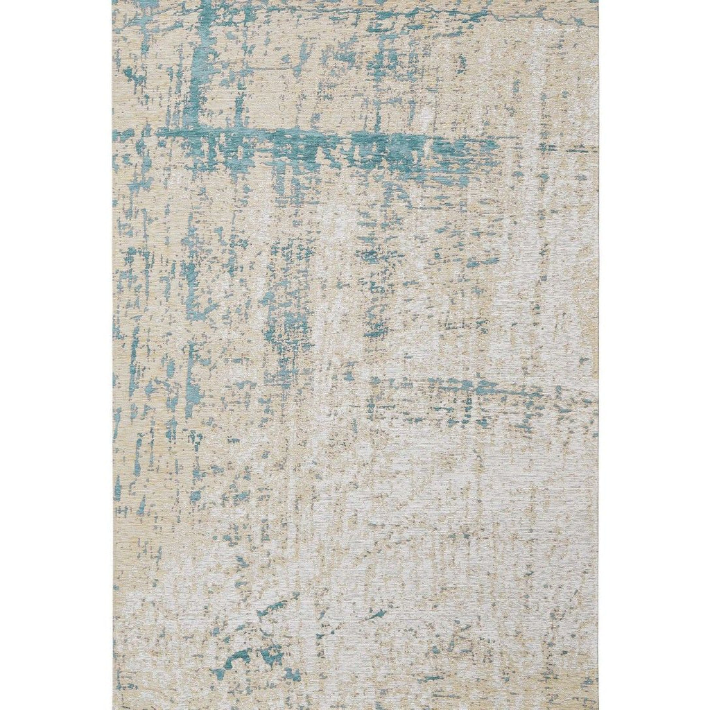 Paradise Living - Tapete Vintage Antik Cloud 074 Azul Aqua, vista frontal do tapete
