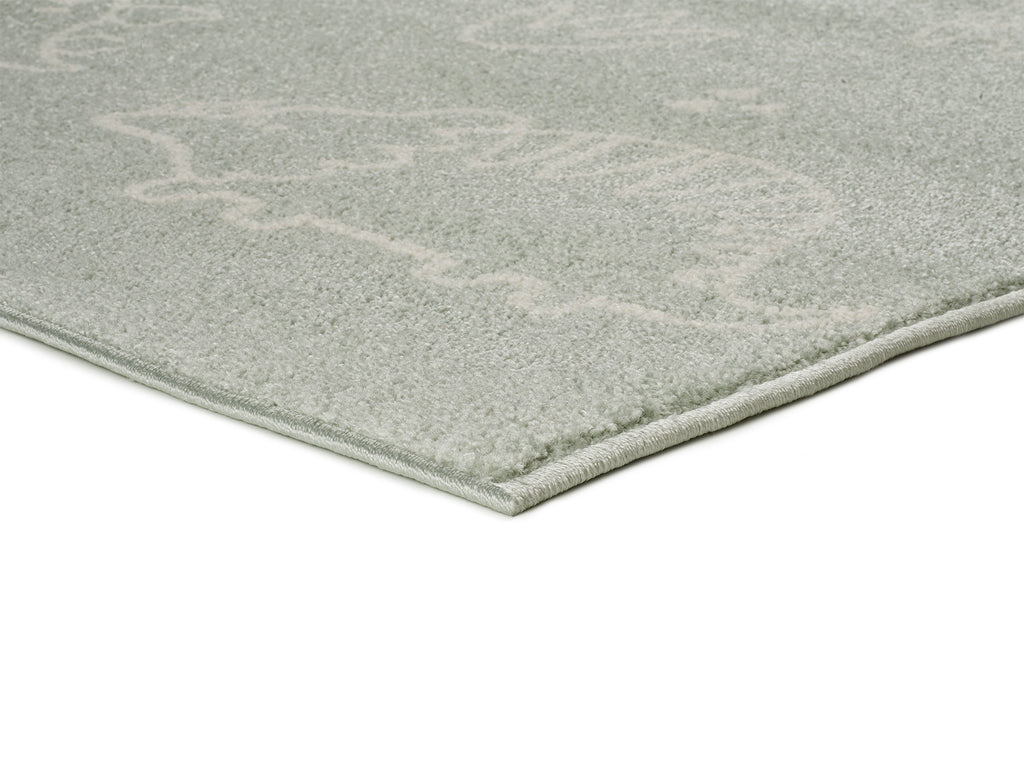 Detalhe do pelo do tapete infantil Beats 40252 – 9mm, 100% polipropileno