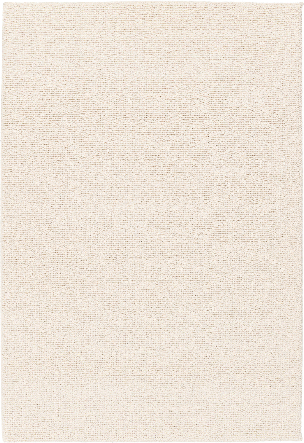 Paradise Living – Tapete Lavável Bhutan 71591/066 Branco com textura bouclé densa em tom branco natural, certificação OEKO-TEX®
