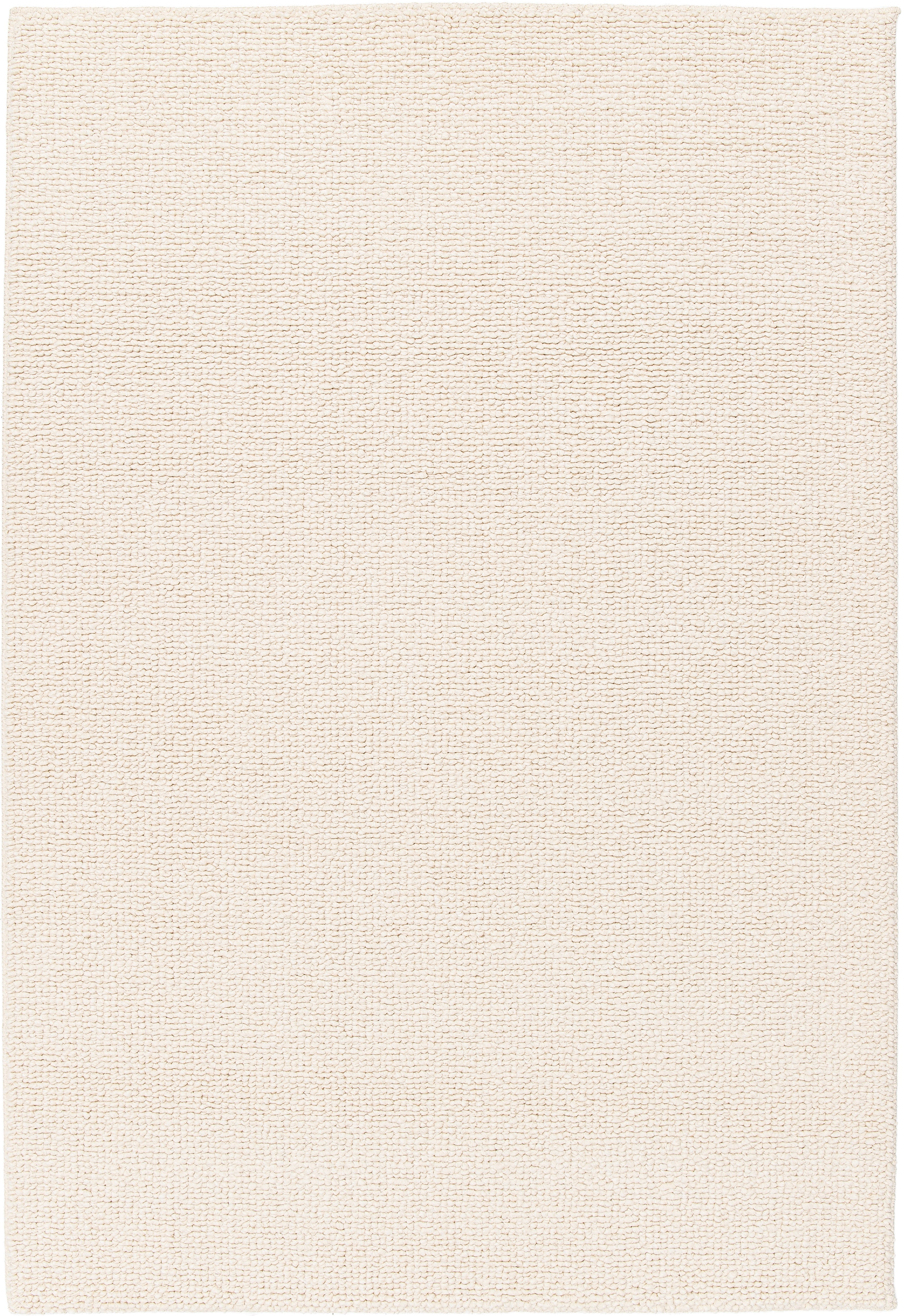 Paradise Living – Tapete Lavável Bhutan 71591/066 Branco com textura bouclé densa em tom branco natural, certificação OEKO-TEX®