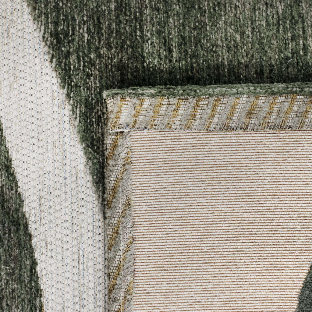 Paradise Living – Tapete Abstrato Bliss 005 Verde, contraste suave entre verde e bege, textura em relevo