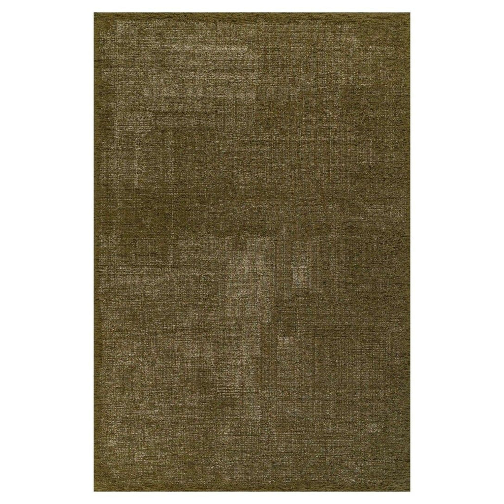 Paradise Living – Tapete Vintage Burma 005 Verde, padrão liso com variações tonais em chenille