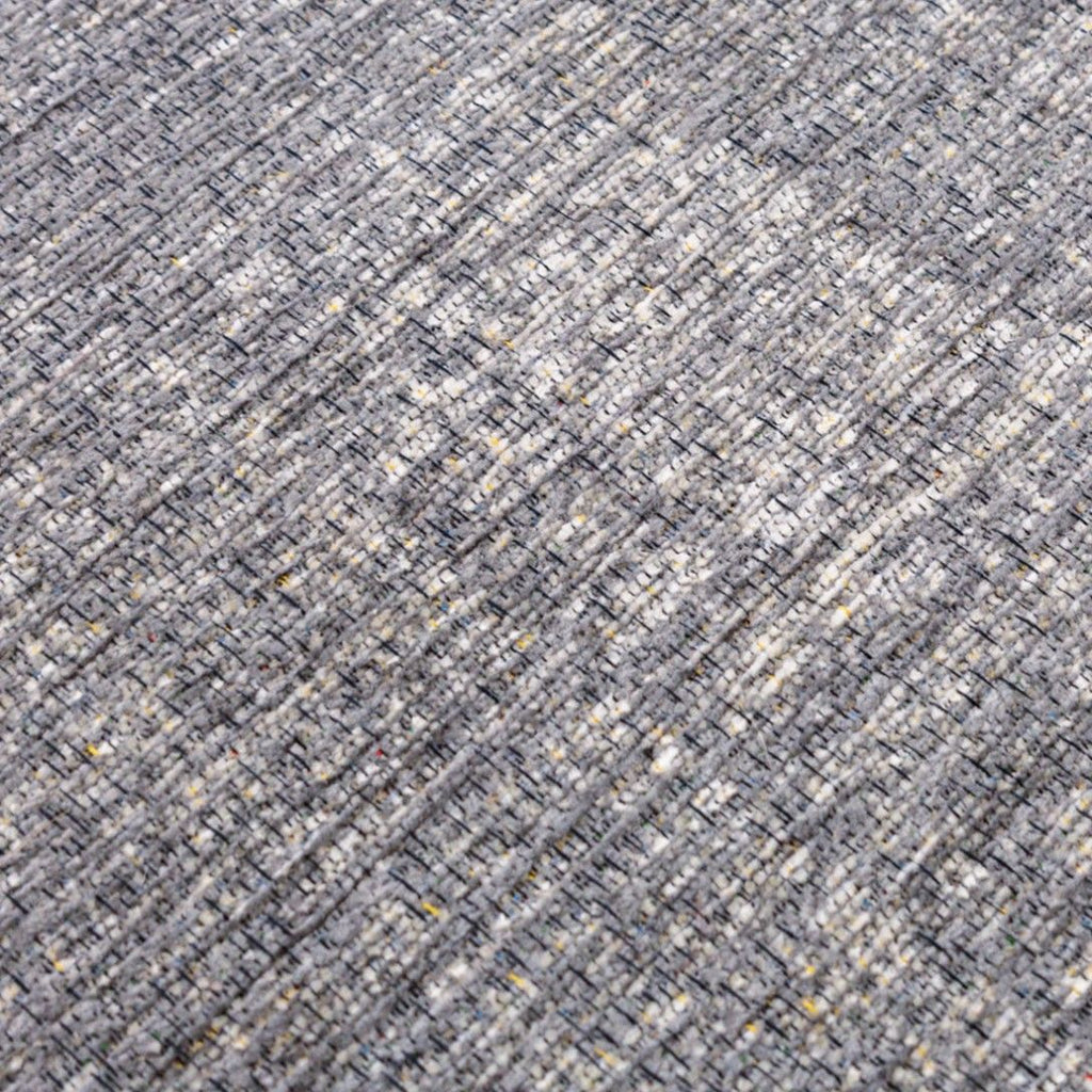 Paradise Living – Tapete Vintage Burma 017 Cinza Escuro, estrutura rasa em chenille macio ao toque