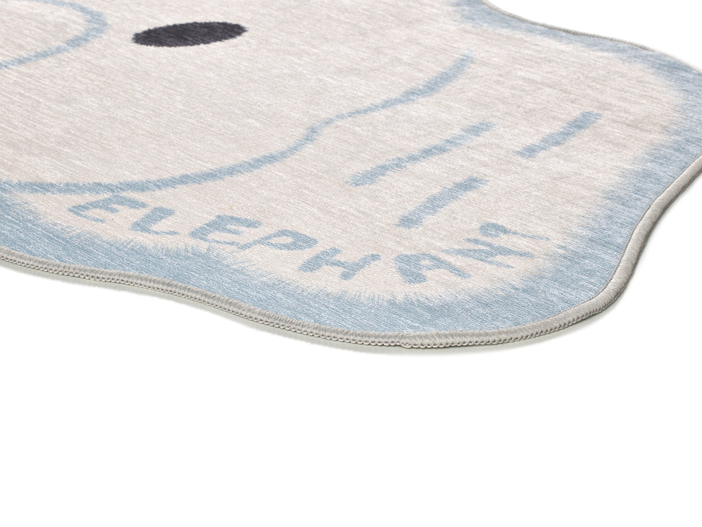 Detalhe do pelo do tapete infantil elefante Candy 22036 – 3mm, 100% poliéster