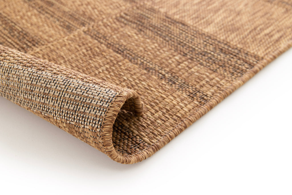 Detalhe do pelo 3mm do tapete exterior bege natural – Guinea 28828 274