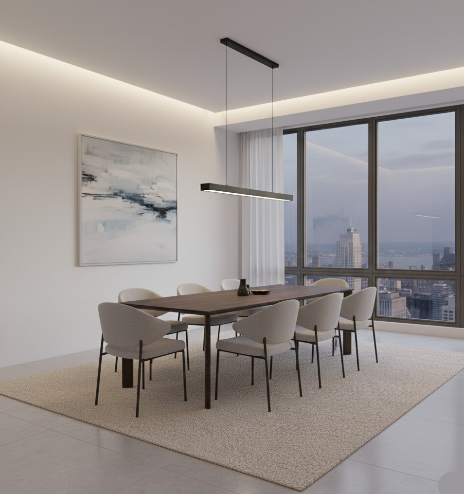 Tapete Decor liso bege — elegância minimalista, Sala de Jantar | Paradise Living