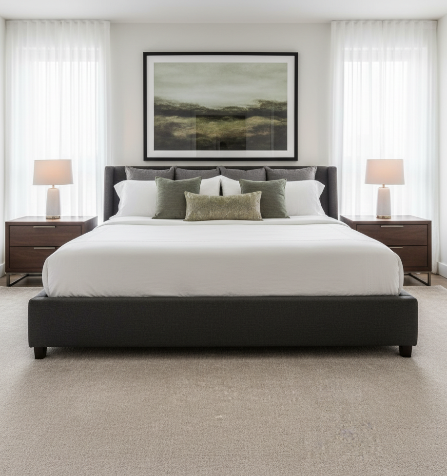 Tapete Decor liso bege — elegância minimalista, Quarto | Paradise Living