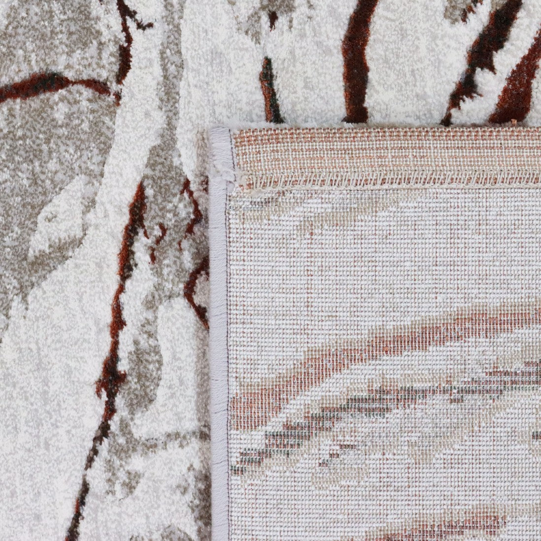 Paradise Living — Close-up da textura do tapete Jaspe vermelho