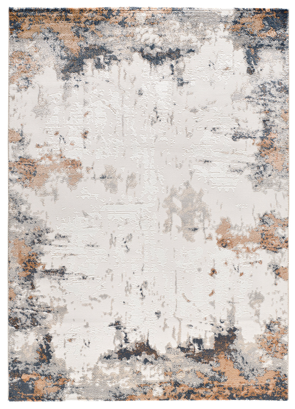 Tapete interior abstrato distressed multicor, tons creme, cinzento e terracota – Keops 6418-21 Multi | Paradise Living