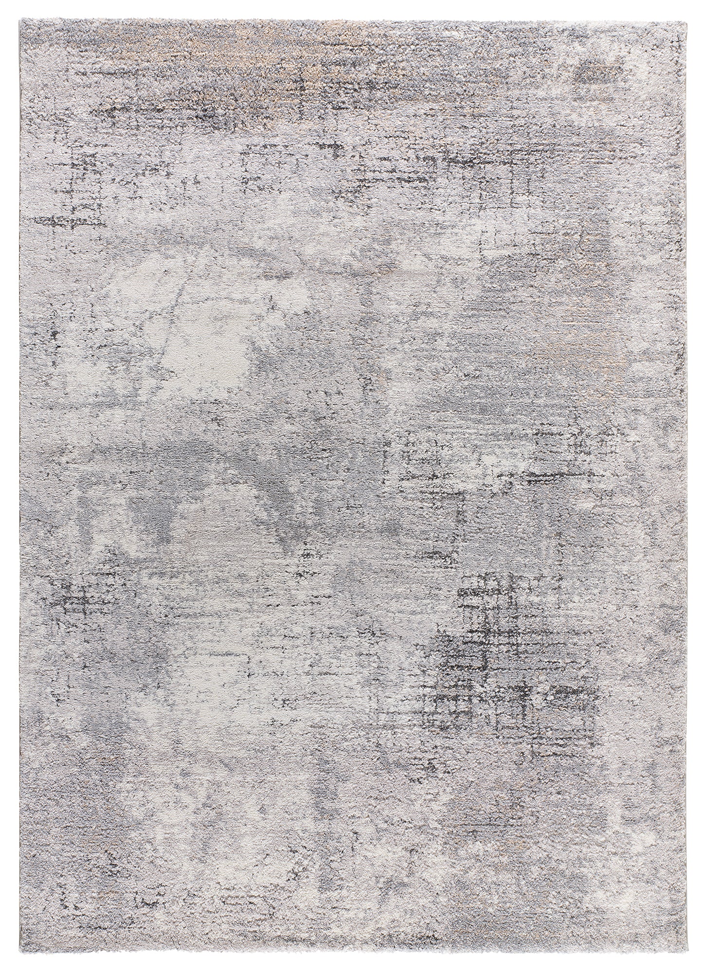 Tapete interior cinzento com design abstrato e efeito pátina industrial – Kivet 9060 | Paradise Living