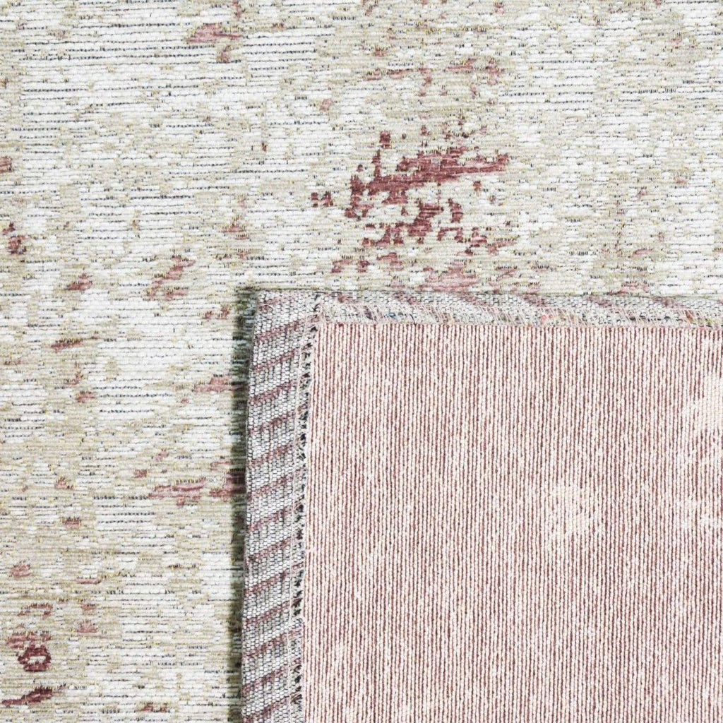 Paradise Living - Tapete Vintage Antik Cloud 003 Rosa, detalhe do tapete em tons crús e rosa
