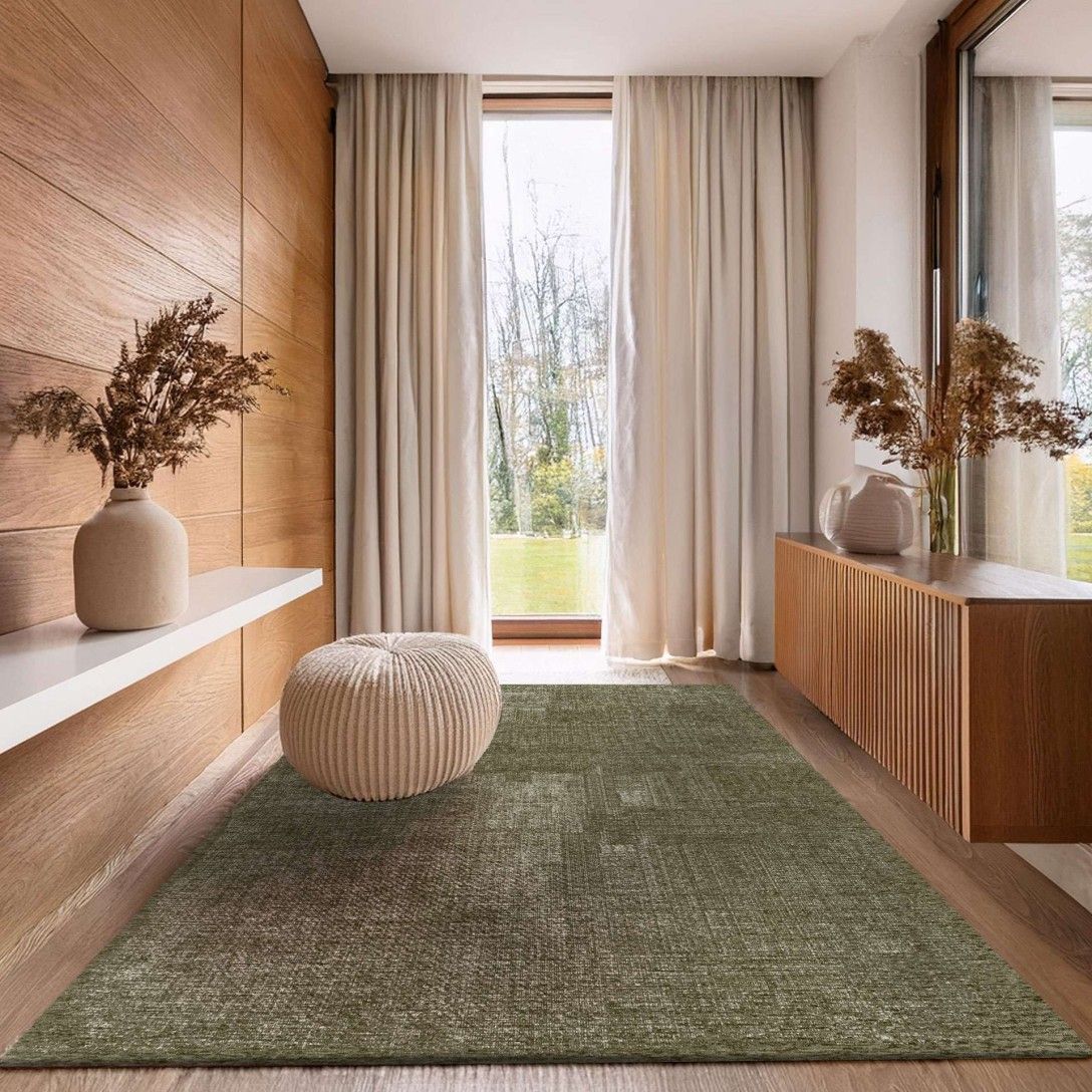 Paradise Living – Tapete Vintage Burma 018 Verde Seco, design vintage contemporâneo e resistente ao desgaste
