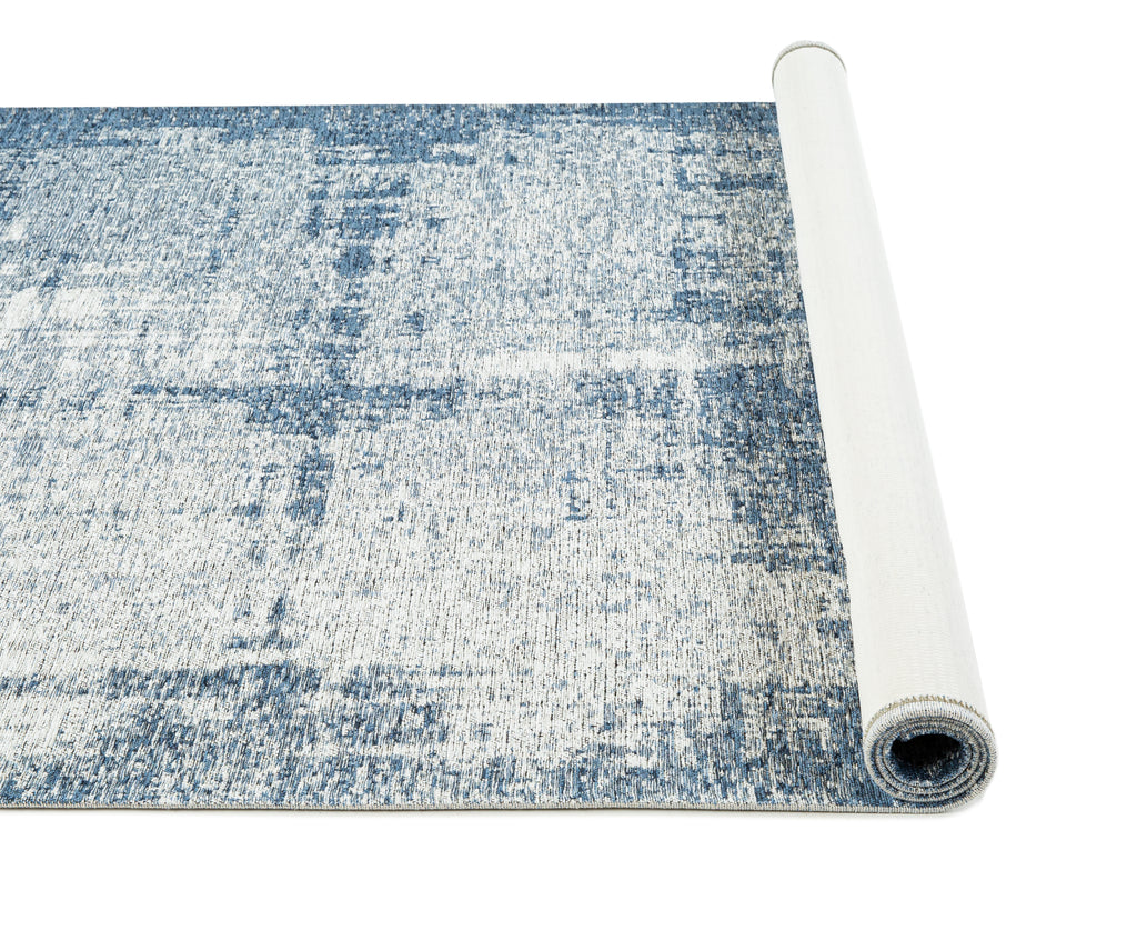 Tapete Albi abstrato azul — design contemporâneo, detalhe | Paradise Living