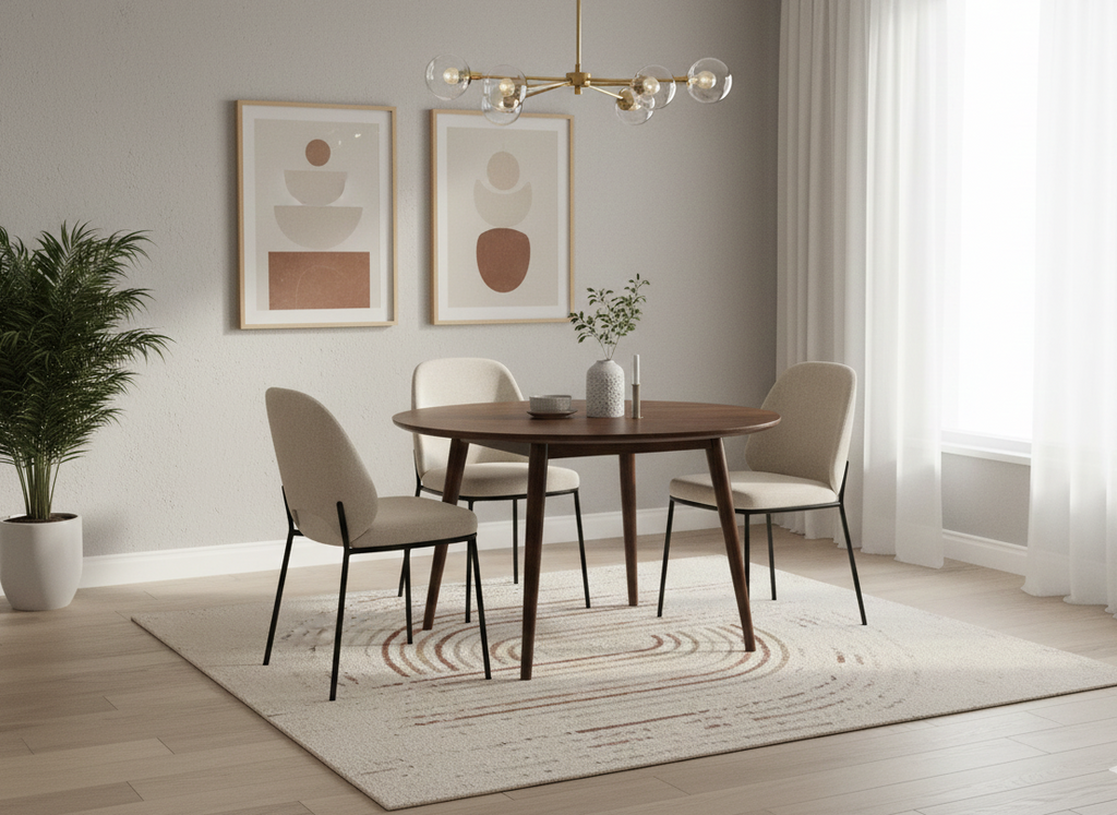 Tapete Candela bege multicolor — design elegante, sala de jantar 2 | Paradise Living