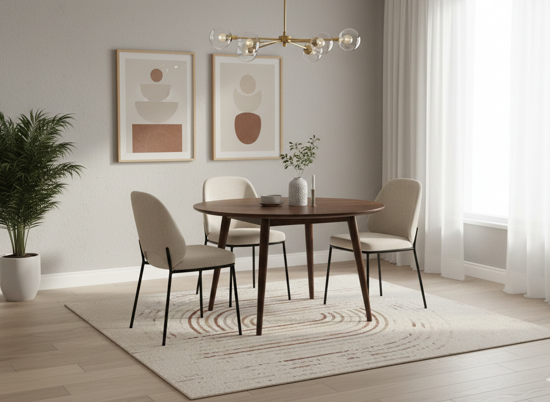 Tapete Candela bege multicolor — design elegante, sala de jantar 2 | Paradise Living