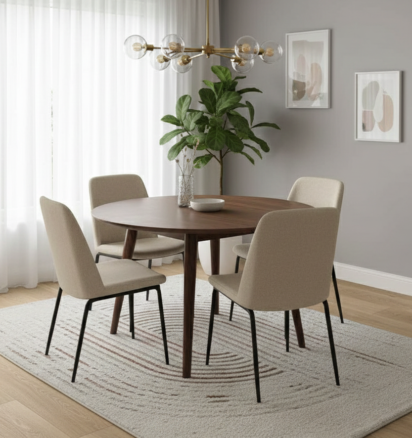 Tapete Candela bege multicolor — design elegante, sala de jantar | Paradise Living