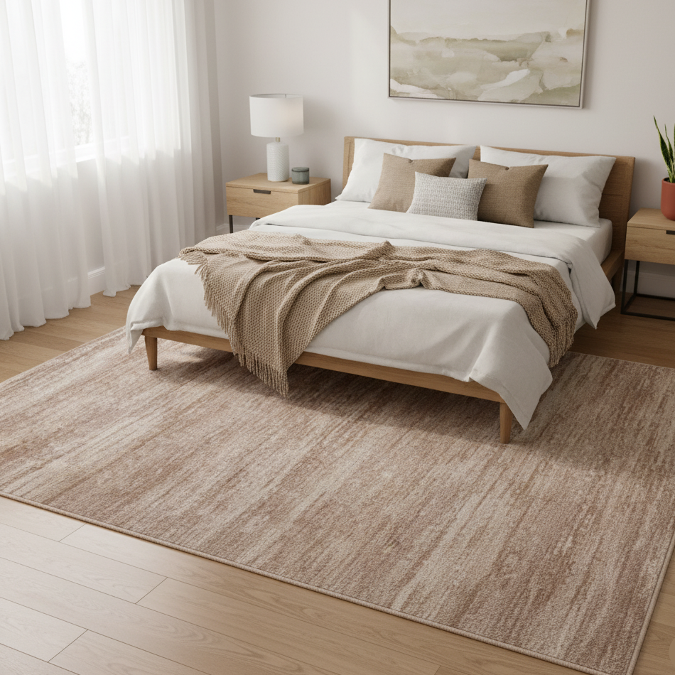 Tapete Drift bege inspirado no mar, quarto | Paradise Living