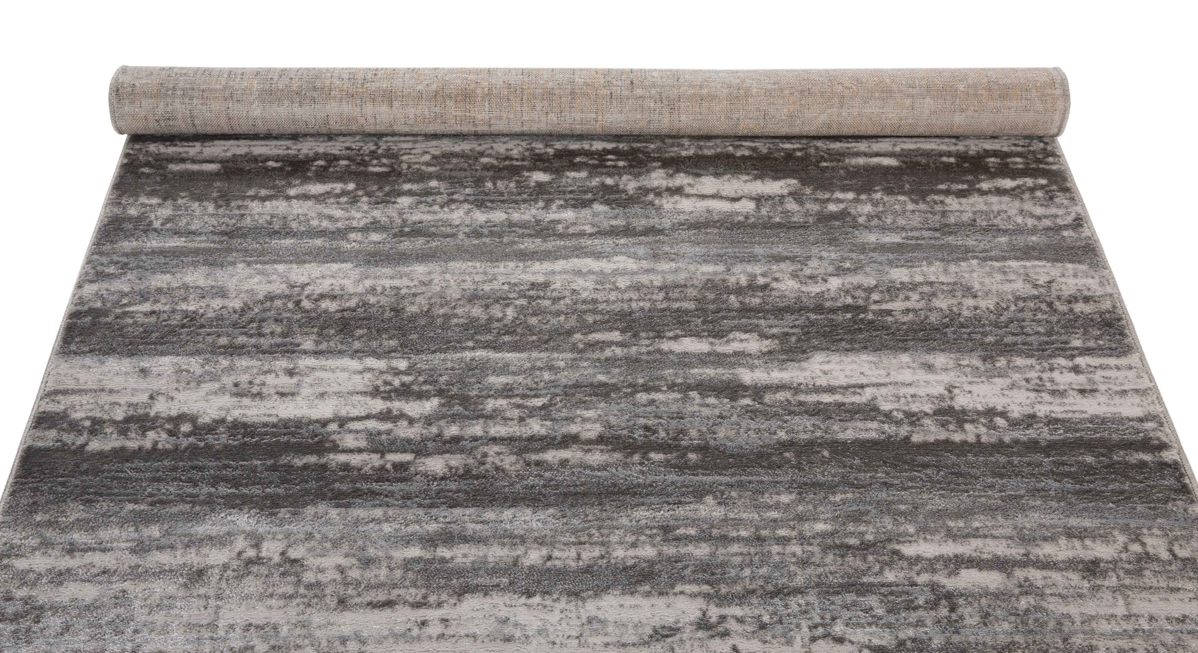 Tapete Drift cinza inspirado no oceano, frontal | Paradise Living