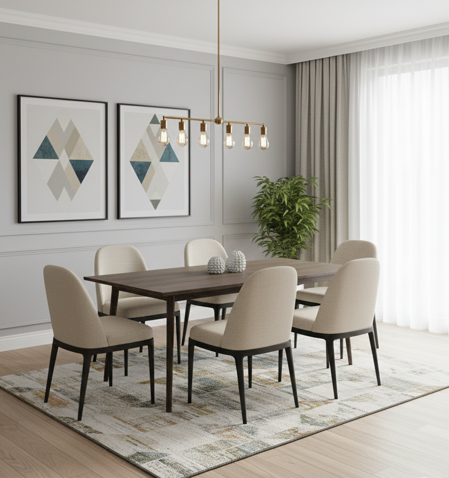 Tapete Kilis com padrão decorativo, sala de jantar | Paradise Living
