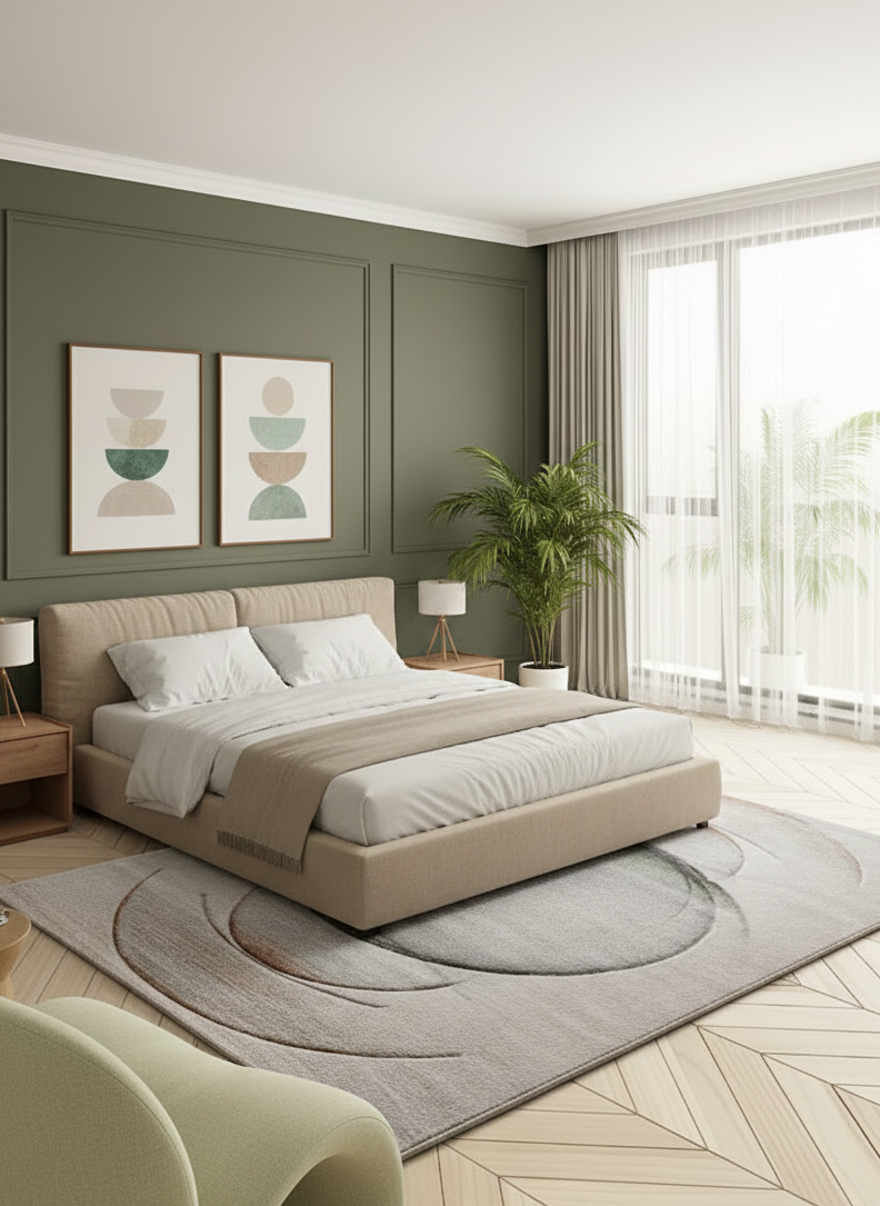 Tapete Libet com padrão decorativo, quarto | Paradise Living