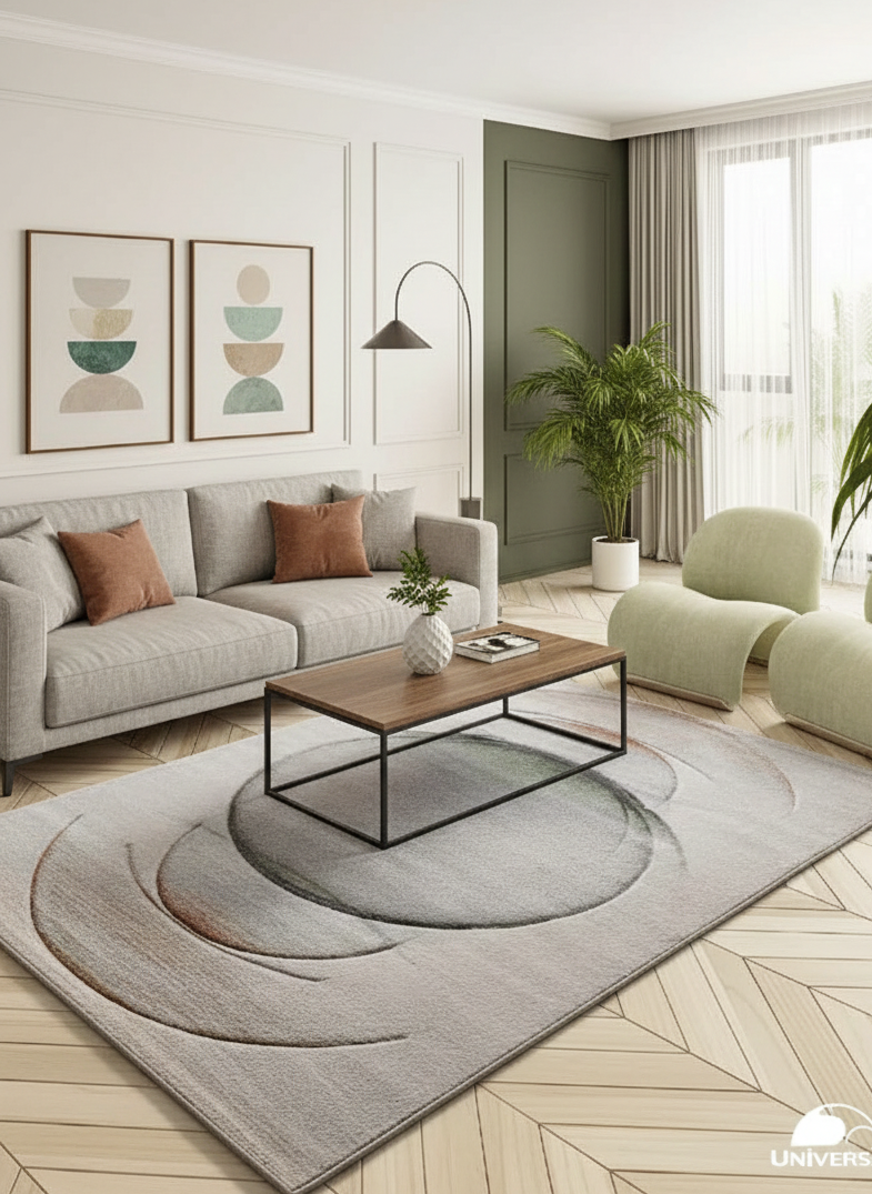 Tapete Libet com padrão decorativo, sala de estar | Paradise Living