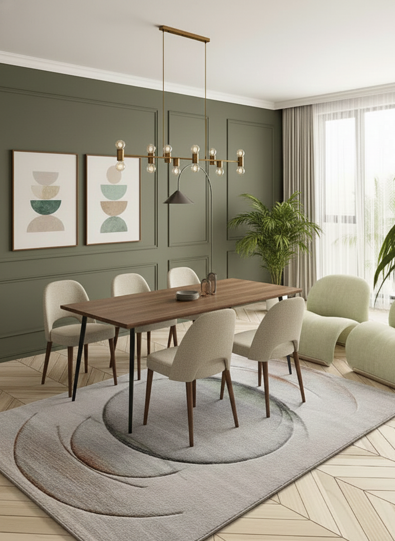 Tapete Libet com padrão decorativo, sala de jantar | Paradise Living