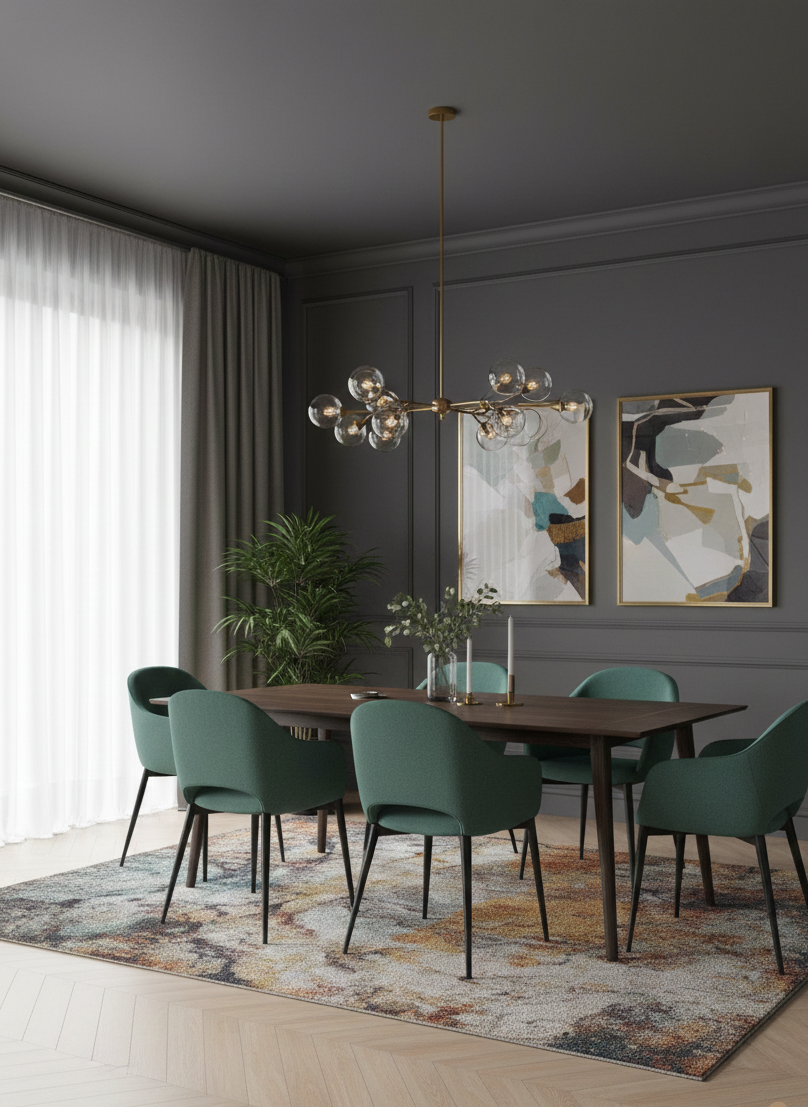Tapete Parma 54571 multicolor — design alegre, sala de jantar | Paradise Living