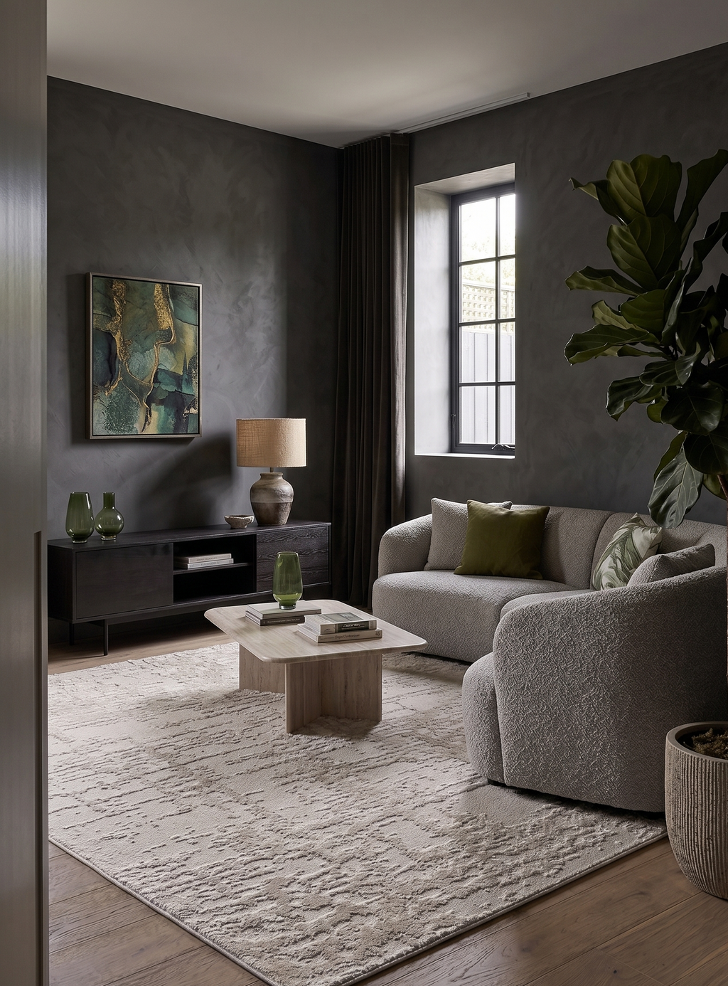Tapete Texture Art branco clássico moderno com textura, sala de estar | Paradise Living