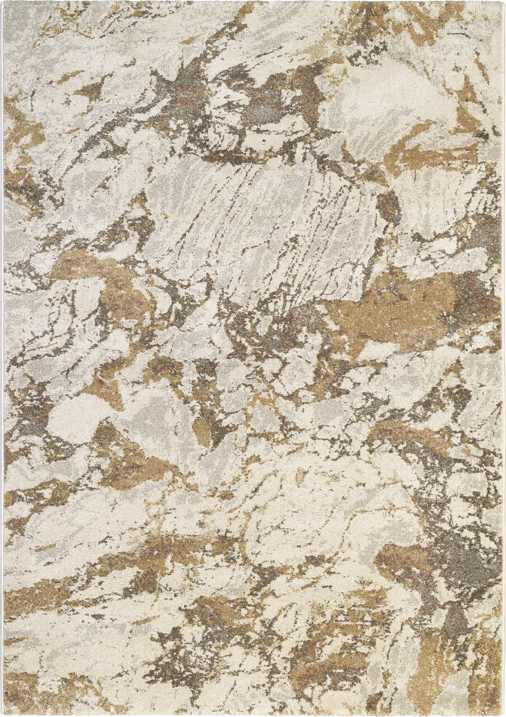 Paradise Living – Tapete Moderno Magritt 34082/6282 Multicolor com padrão efeito mármore em creme, bege e dourado