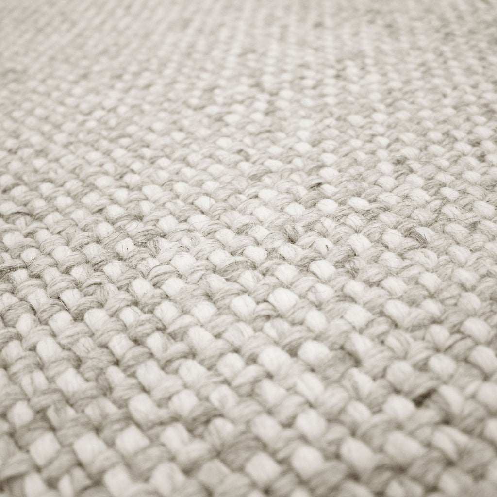 Paradise Living | Textura artesanal e fibras naturais do Tapete Natural Link 001 Branco